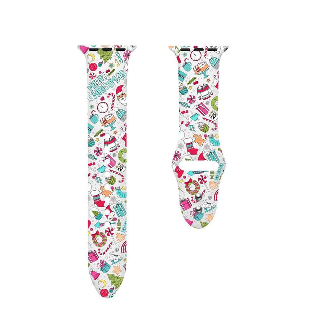 Christmas Silicone Apple Watch Bands - Assorted Styles DailySale