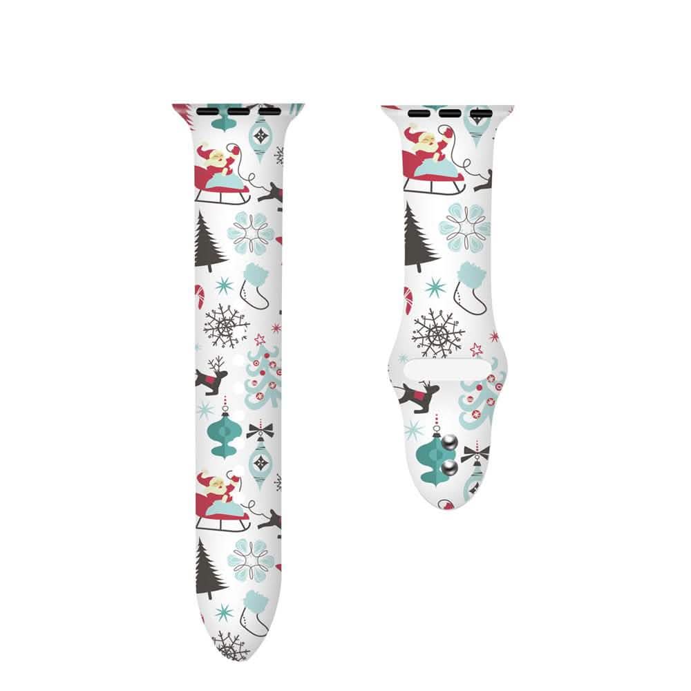 Christmas Silicone Apple Watch Bands - Assorted Styles DailySale