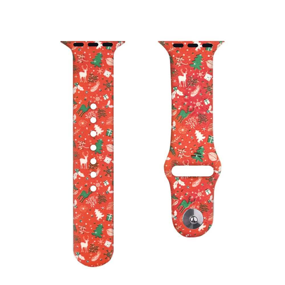 Christmas Silicone Apple Watch Bands - Assorted Styles DailySale