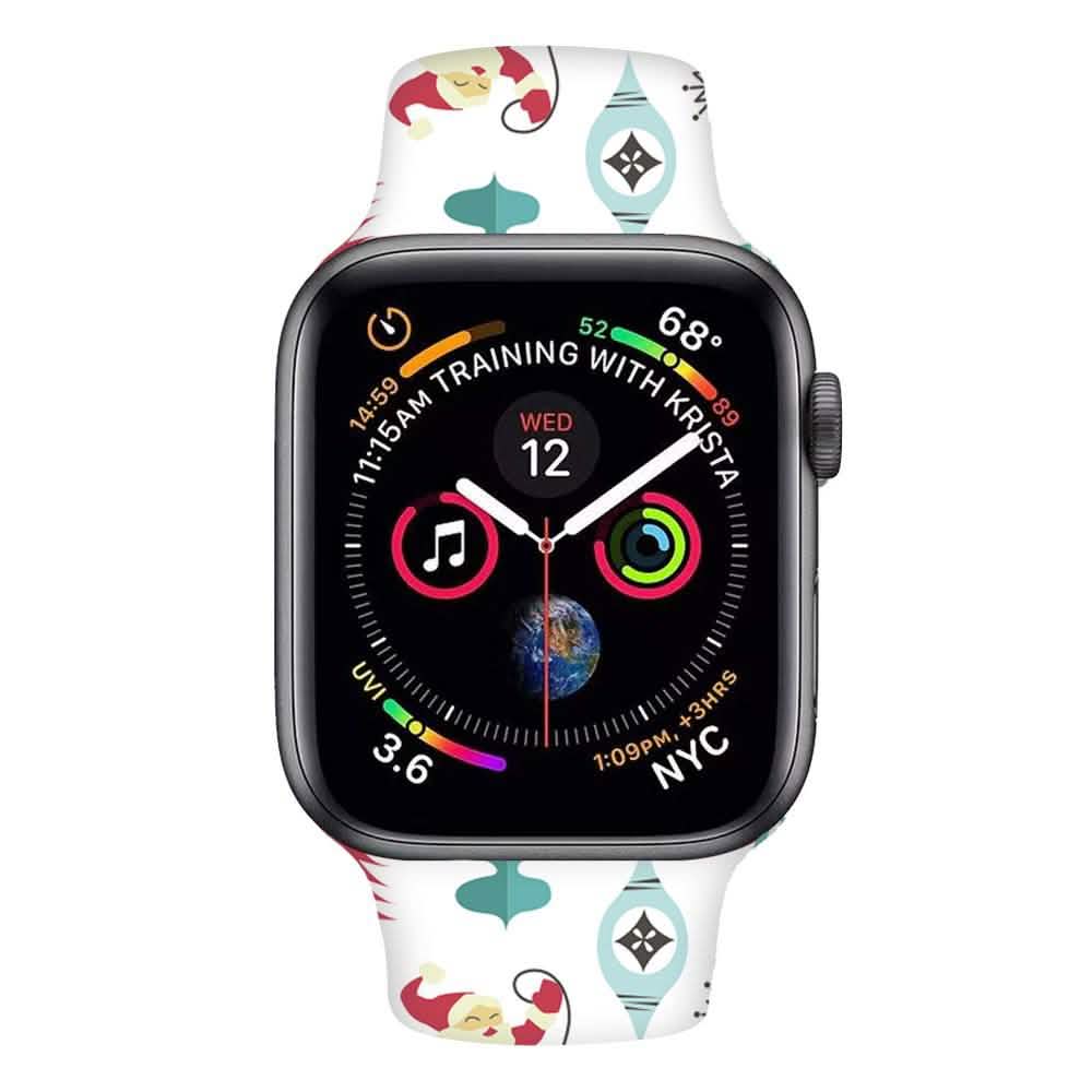Christmas Silicone Apple Watch Bands - Assorted Styles DailySale