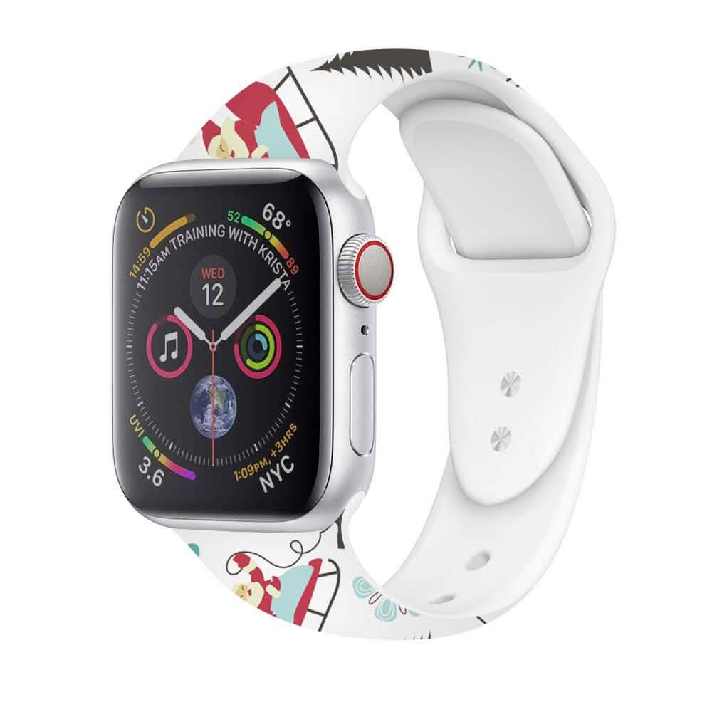 Christmas Silicone Apple Watch Bands - Assorted Styles DailySale
