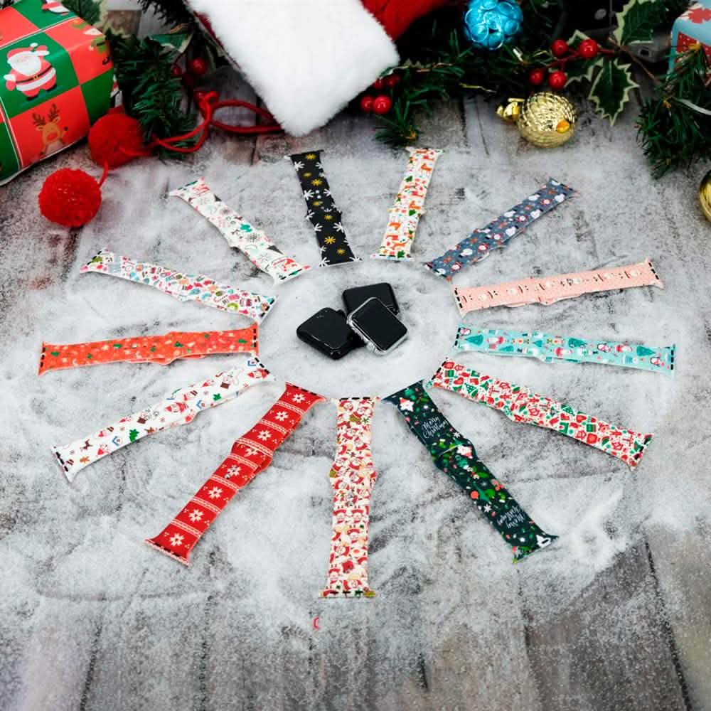 Christmas Silicone Apple Watch Bands - Assorted Styles DailySale