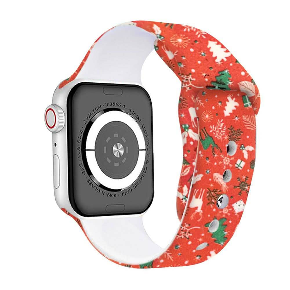Christmas Silicone Apple Watch Bands - Assorted Styles DailySale