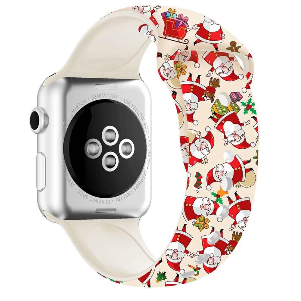 Christmas Silicone Apple Watch Bands - Assorted Styles DailySale