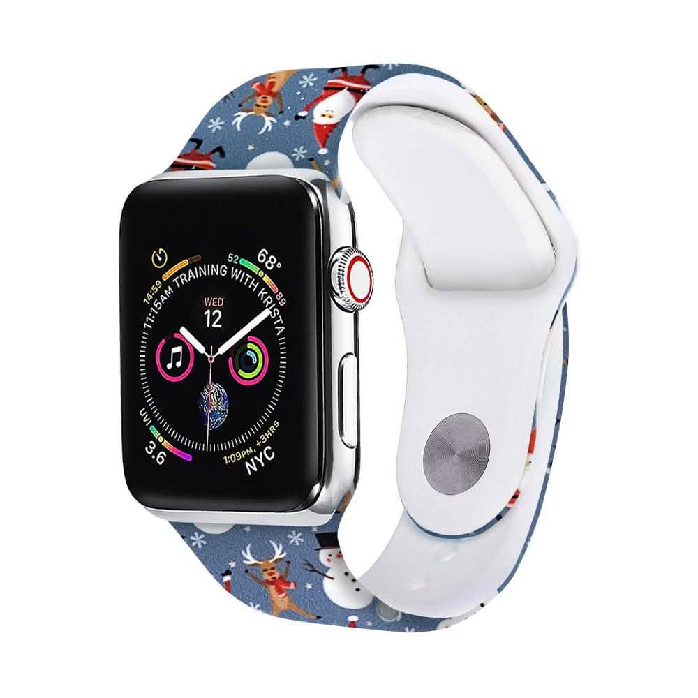Christmas Silicone Apple Watch Bands - Assorted Styles DailySale