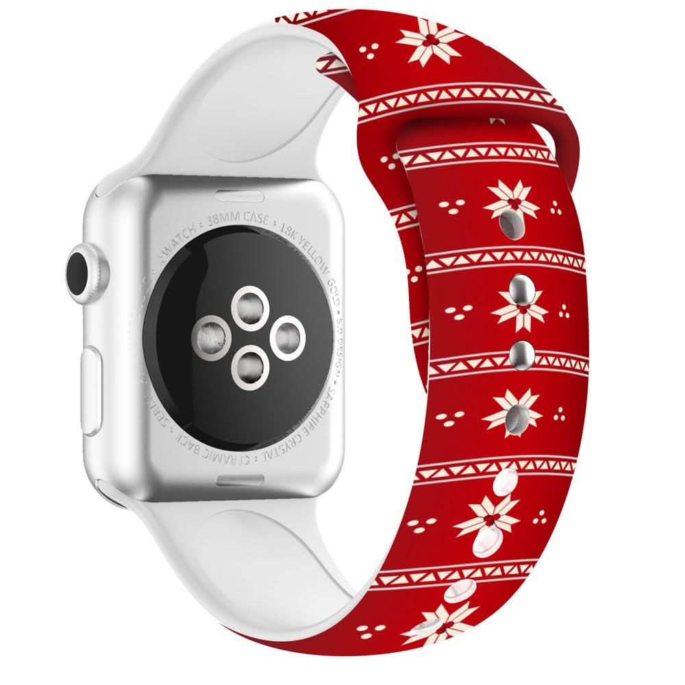 Christmas Silicone Apple Watch Bands - Assorted Styles DailySale