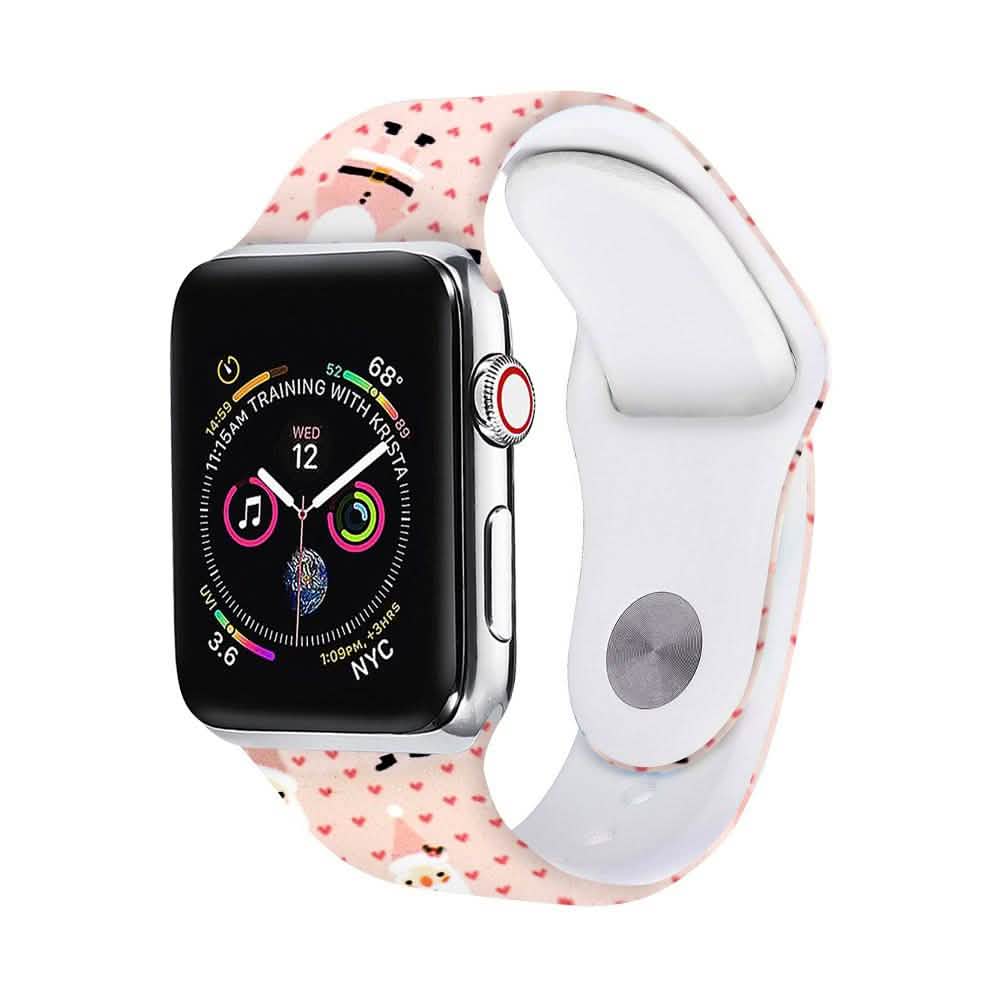 Christmas Silicone Apple Watch Bands - Assorted Styles DailySale