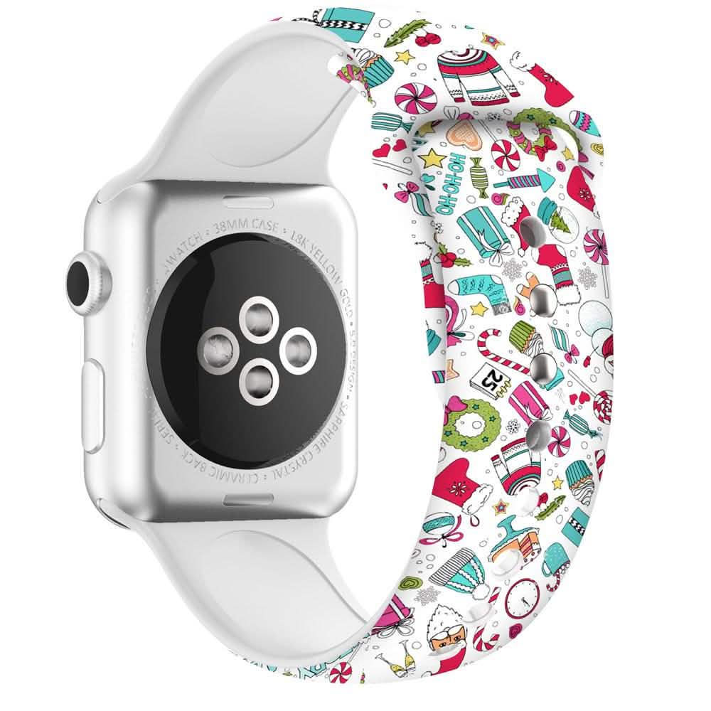 Christmas Silicone Apple Watch Bands - Assorted Styles DailySale