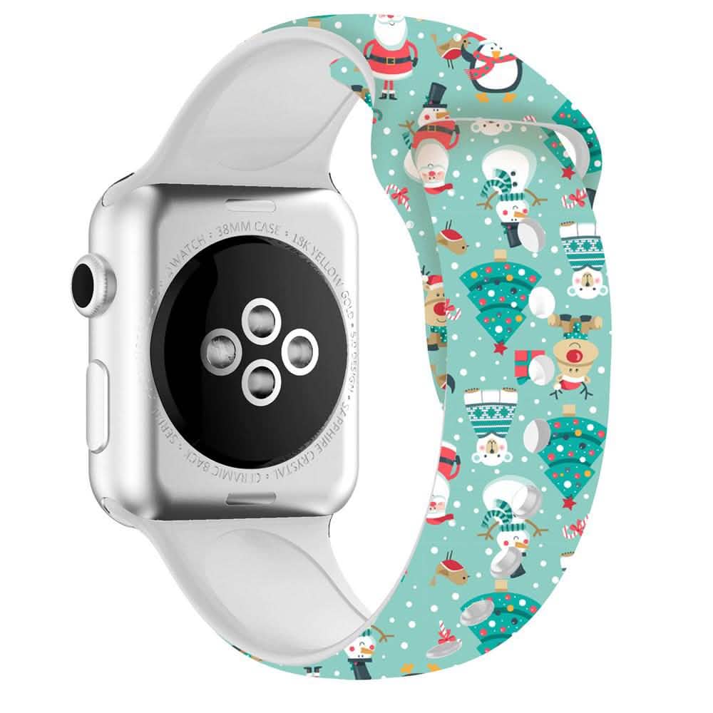 Christmas Silicone Apple Watch Bands - Assorted Styles DailySale