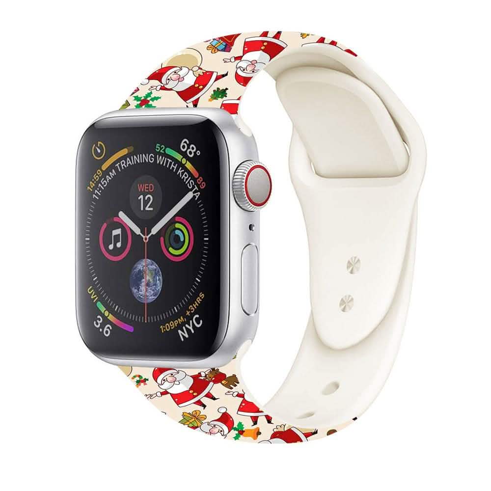 Christmas Silicone Apple Watch Bands - Assorted Styles DailySale