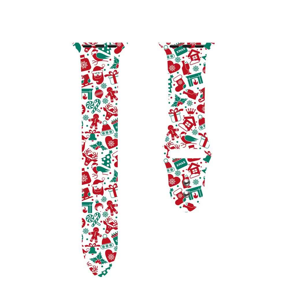 Christmas Silicone Apple Watch Bands - Assorted Styles DailySale