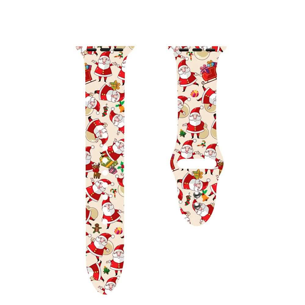 Christmas Silicone Apple Watch Bands - Assorted Styles DailySale