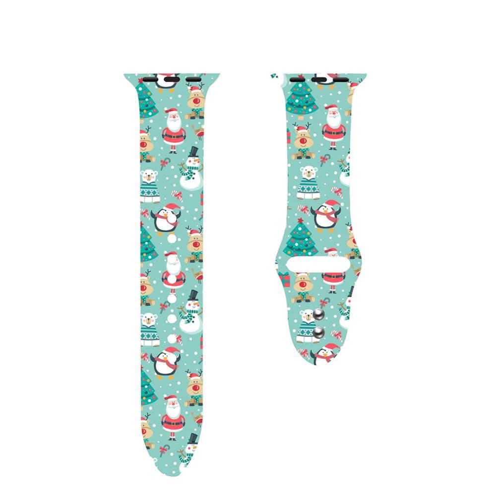Christmas Silicone Apple Watch Bands - Assorted Styles DailySale