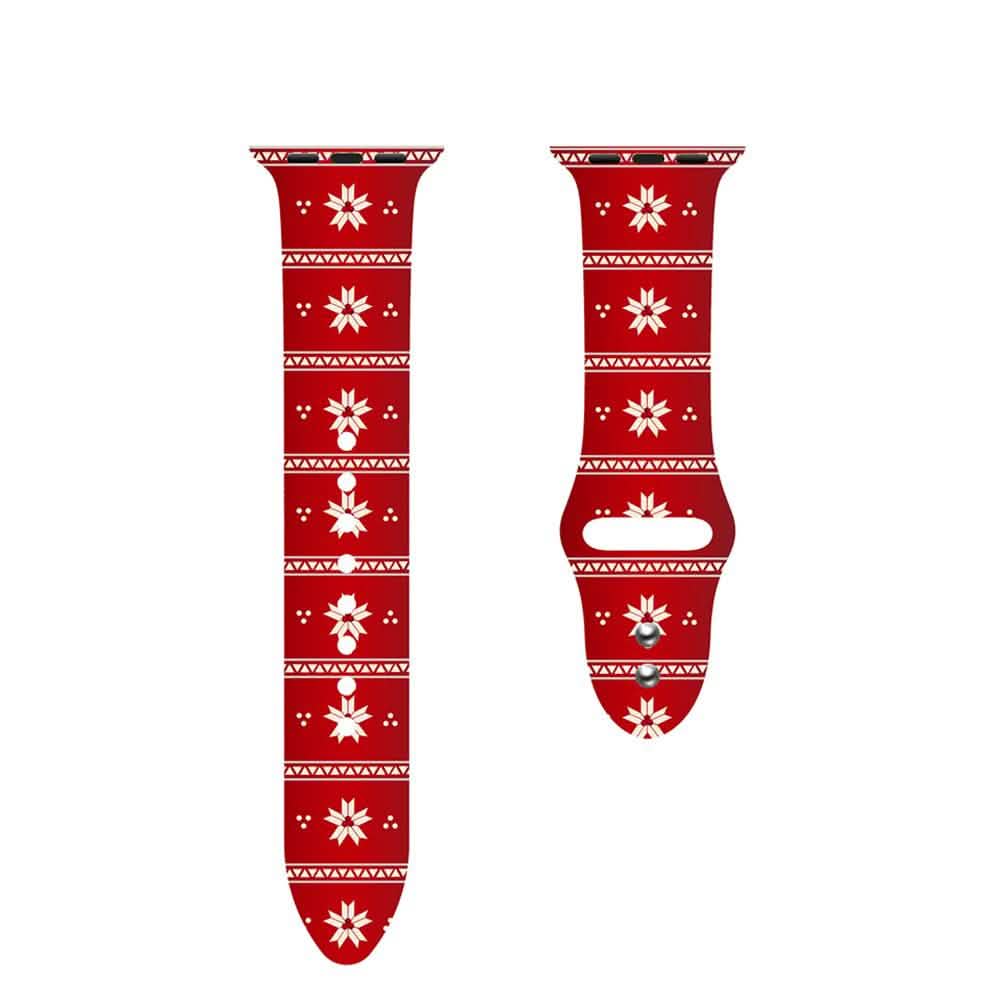 Christmas Silicone Apple Watch Bands - Assorted Styles DailySale
