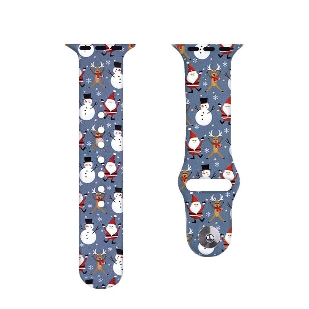 Christmas Silicone Apple Watch Bands - Assorted Styles DailySale