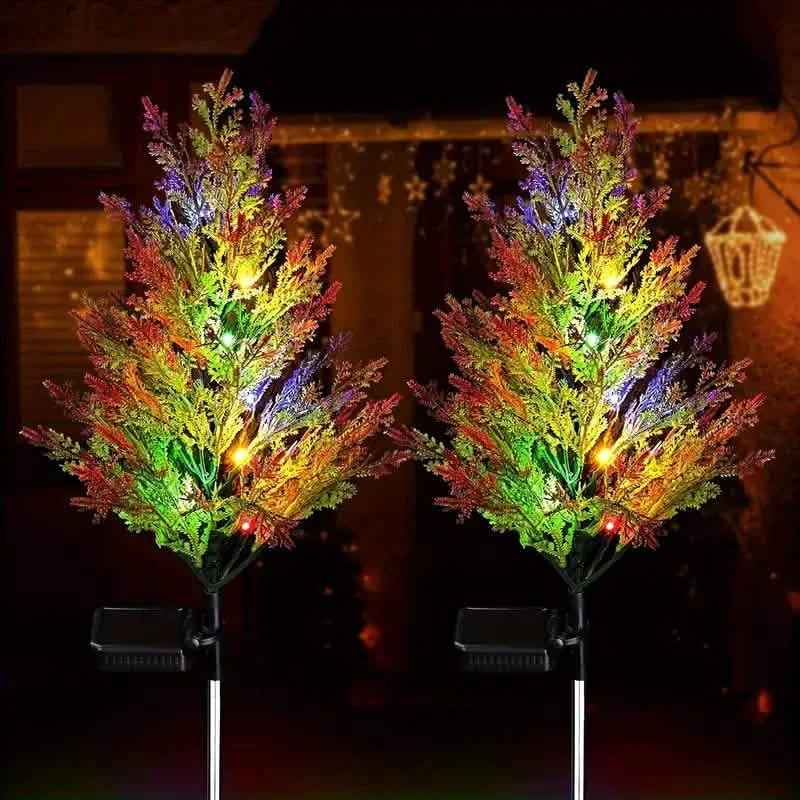 Christmas Solar Lawn Lamp, Garden Solar Light Tree DailySale
