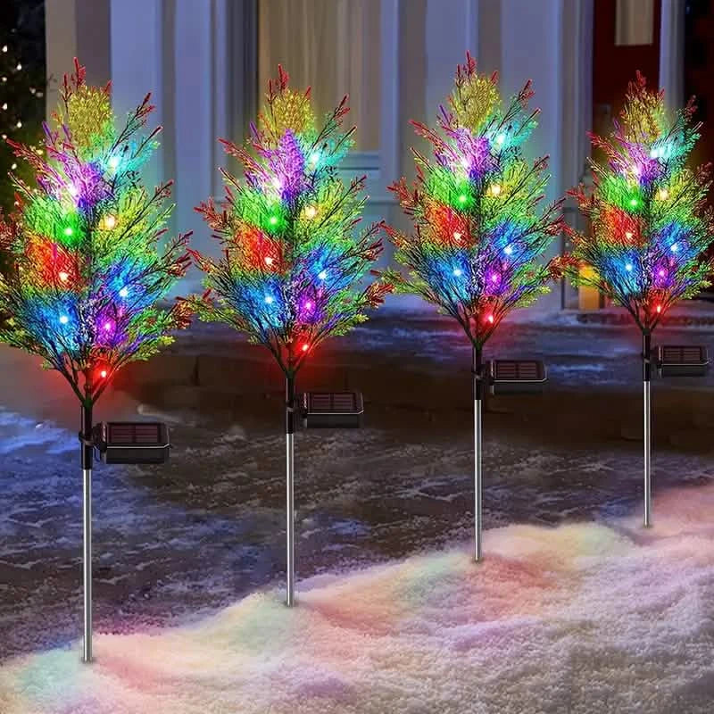 Christmas Solar Lawn Lamp, Garden Solar Light Tree DailySale