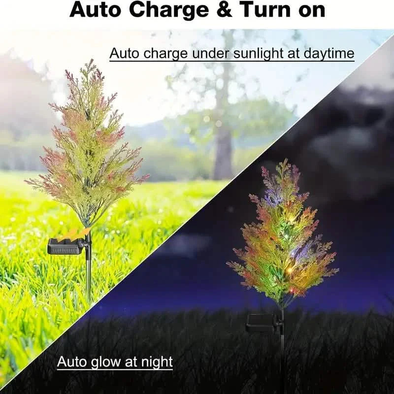 Christmas Solar Lawn Lamp, Garden Solar Light Tree DailySale