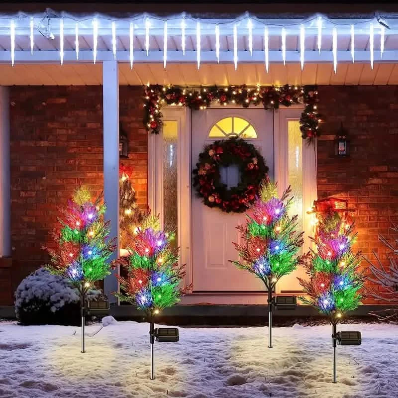 Christmas Solar Lawn Lamp, Garden Solar Light Tree DailySale