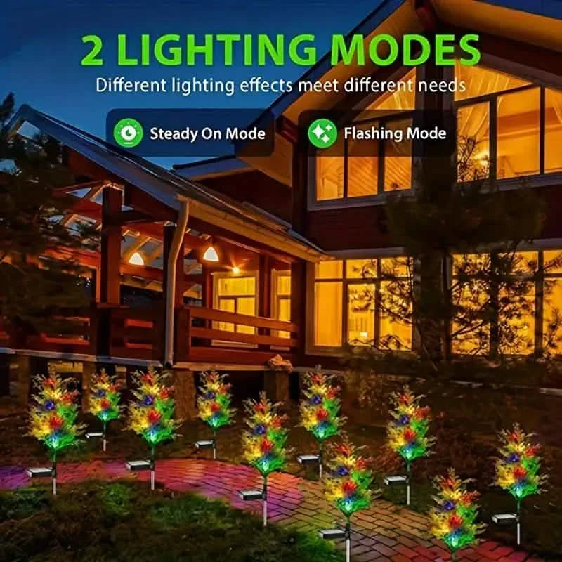 Christmas Solar Lawn Lamp, Garden Solar Light Tree DailySale