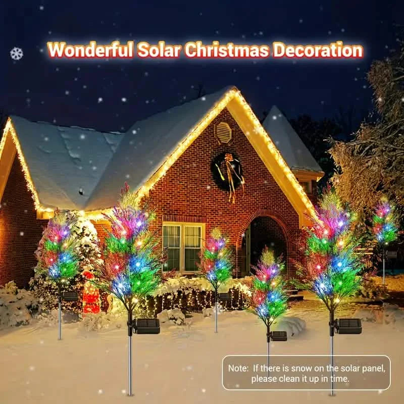 Christmas Solar Lawn Lamp, Garden Solar Light Tree DailySale