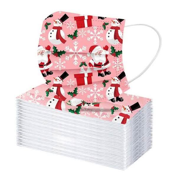 Christmas Special Mask Disposable Dustproof and Breathable Three-layer Protective Cover DailySale