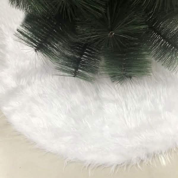 Christmas Tree Skirt Plush Lovely Decorations DailySale