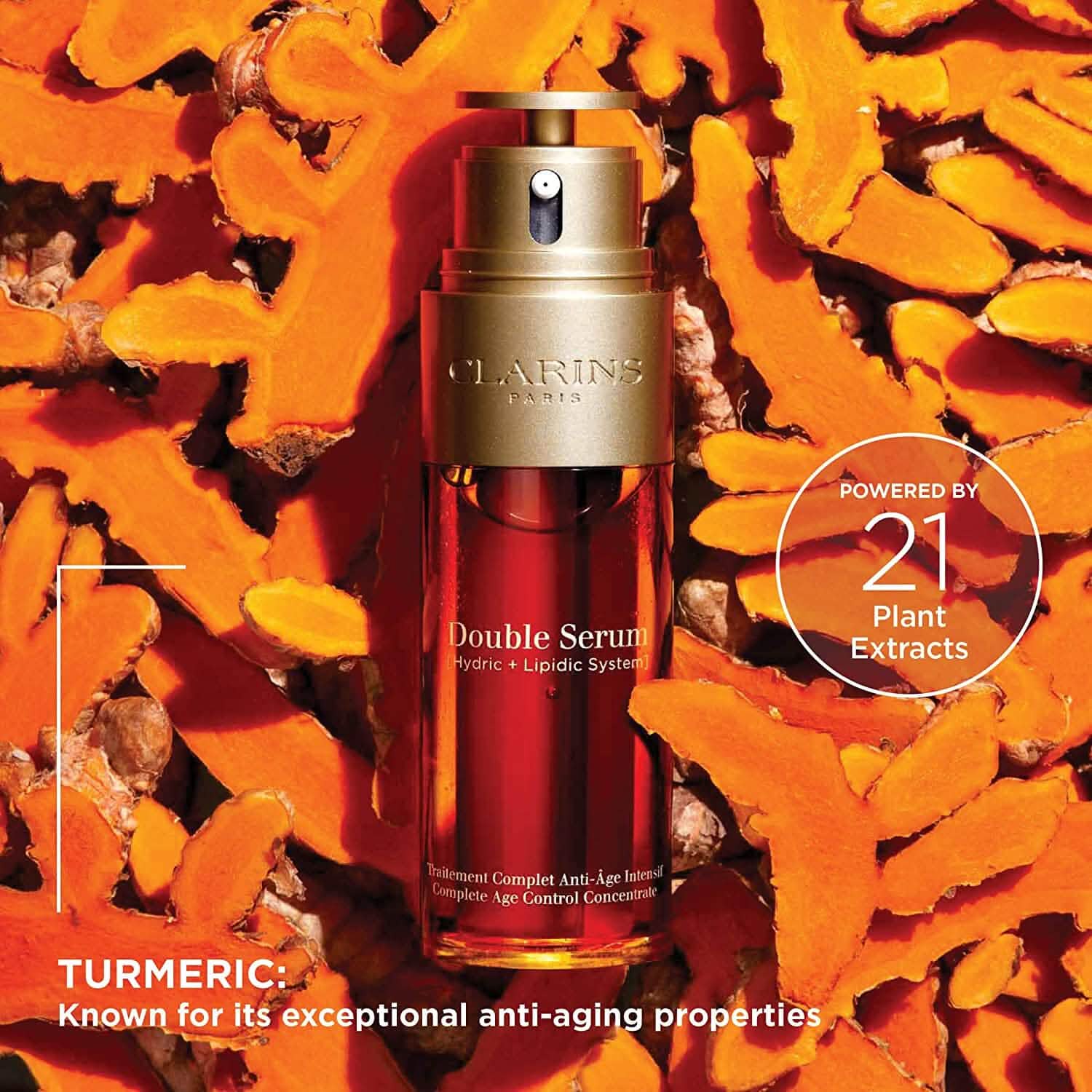 Clarins Double Serum Anti-Aging | Visibly Firms 1.6 Fl Oz DailySale