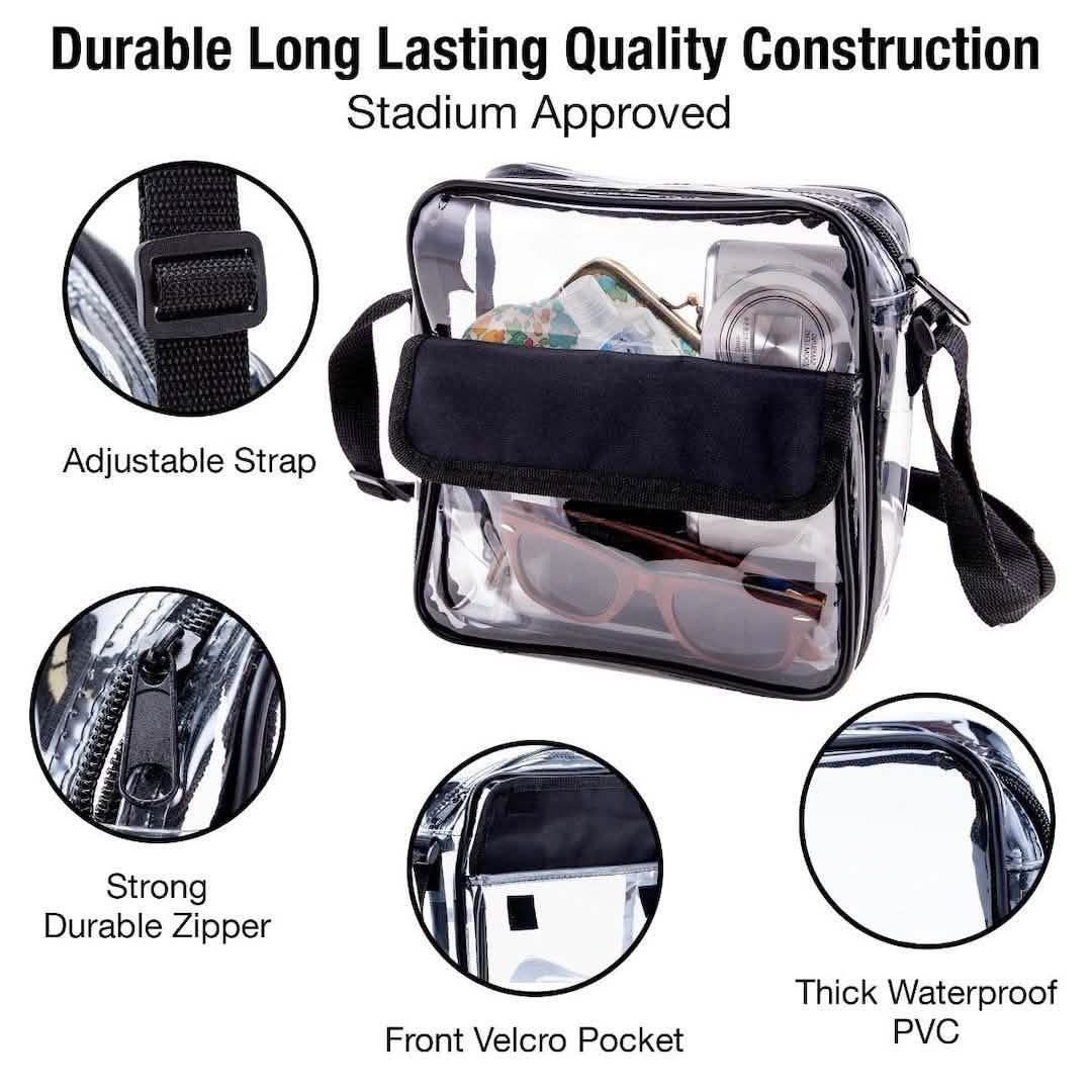 Clear Crossbody Messenger Shoulder Bag DailySale