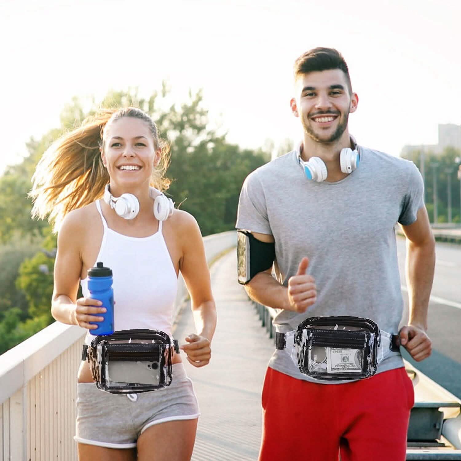 Clear Fanny Pack Unisex Transparent Waist Pouch Belt Bag DailySale