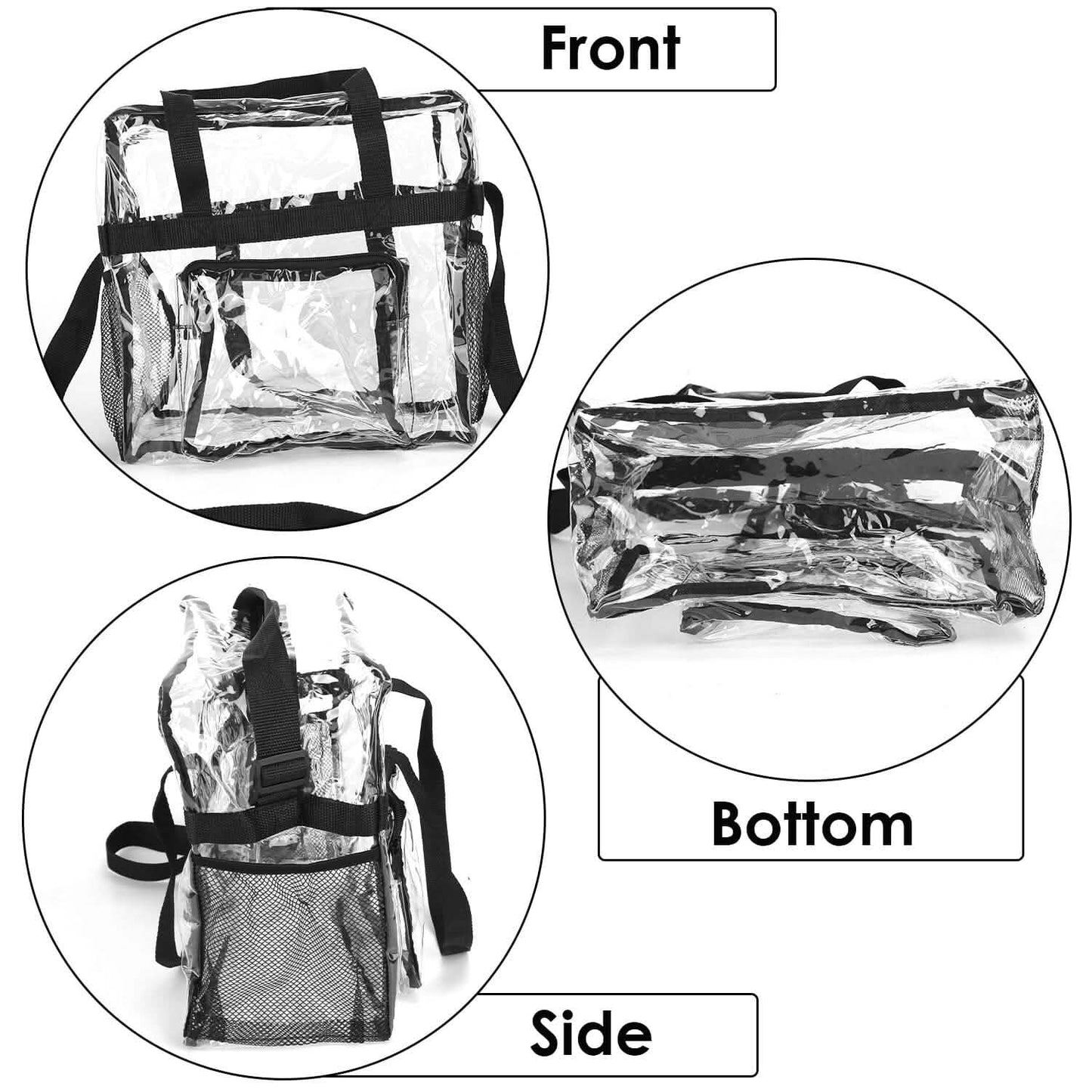 Clear Transparent Shoulder Bag Stadium Approved DailySale