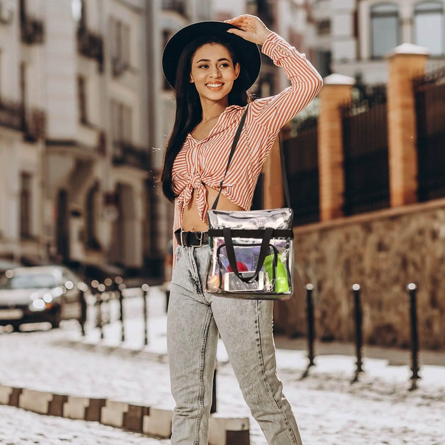 Clear Transparent Shoulder Bag Stadium Approved DailySale