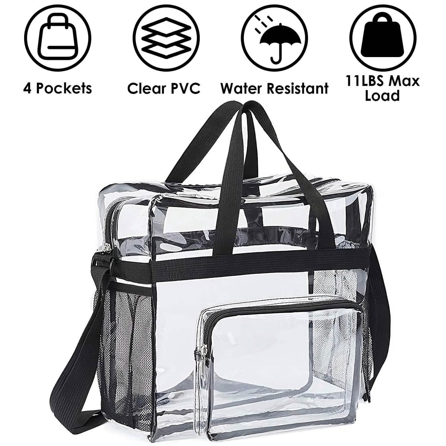 Clear Transparent Shoulder Bag Stadium Approved DailySale