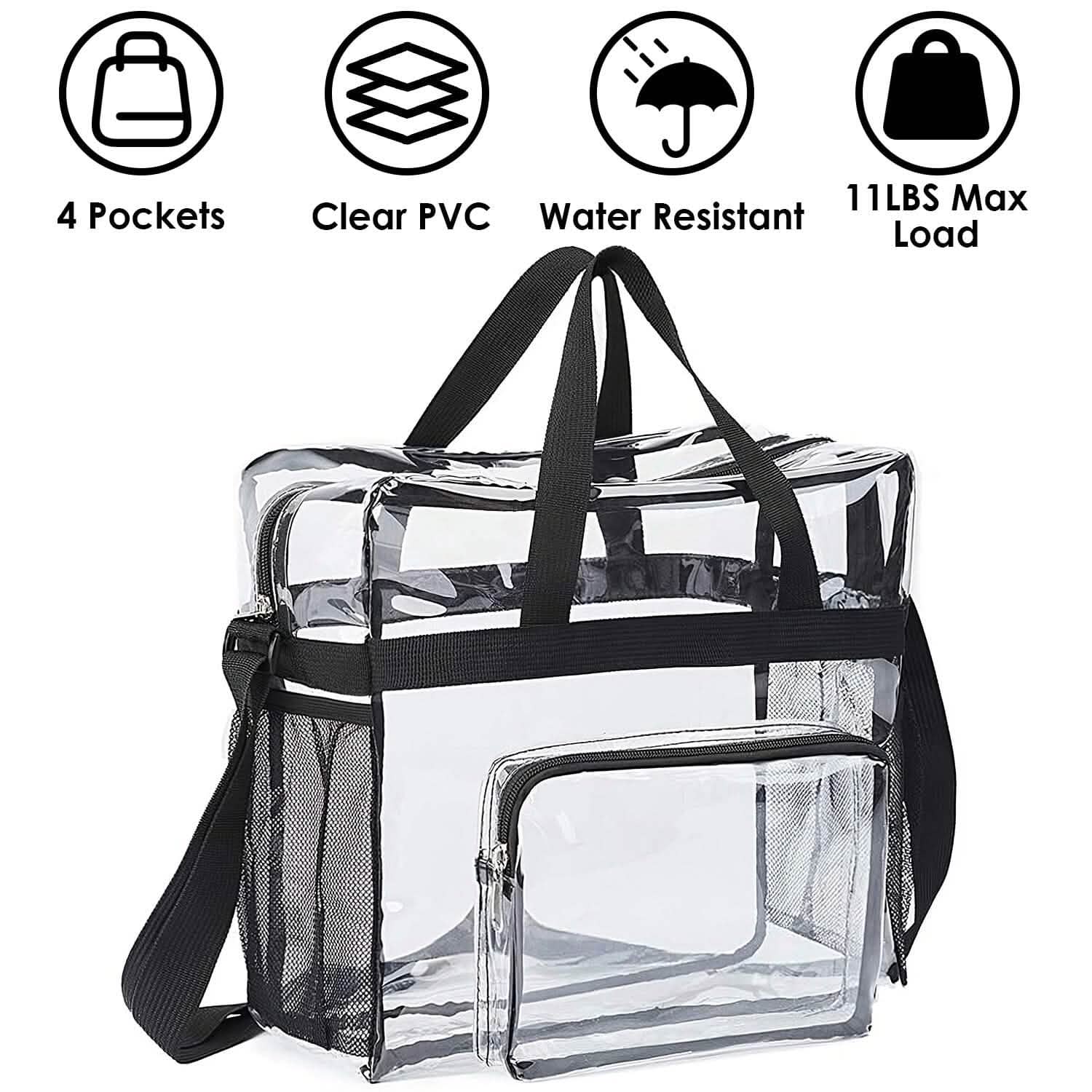 Clear Transparent Shoulder Bag Stadium Approved DailySale