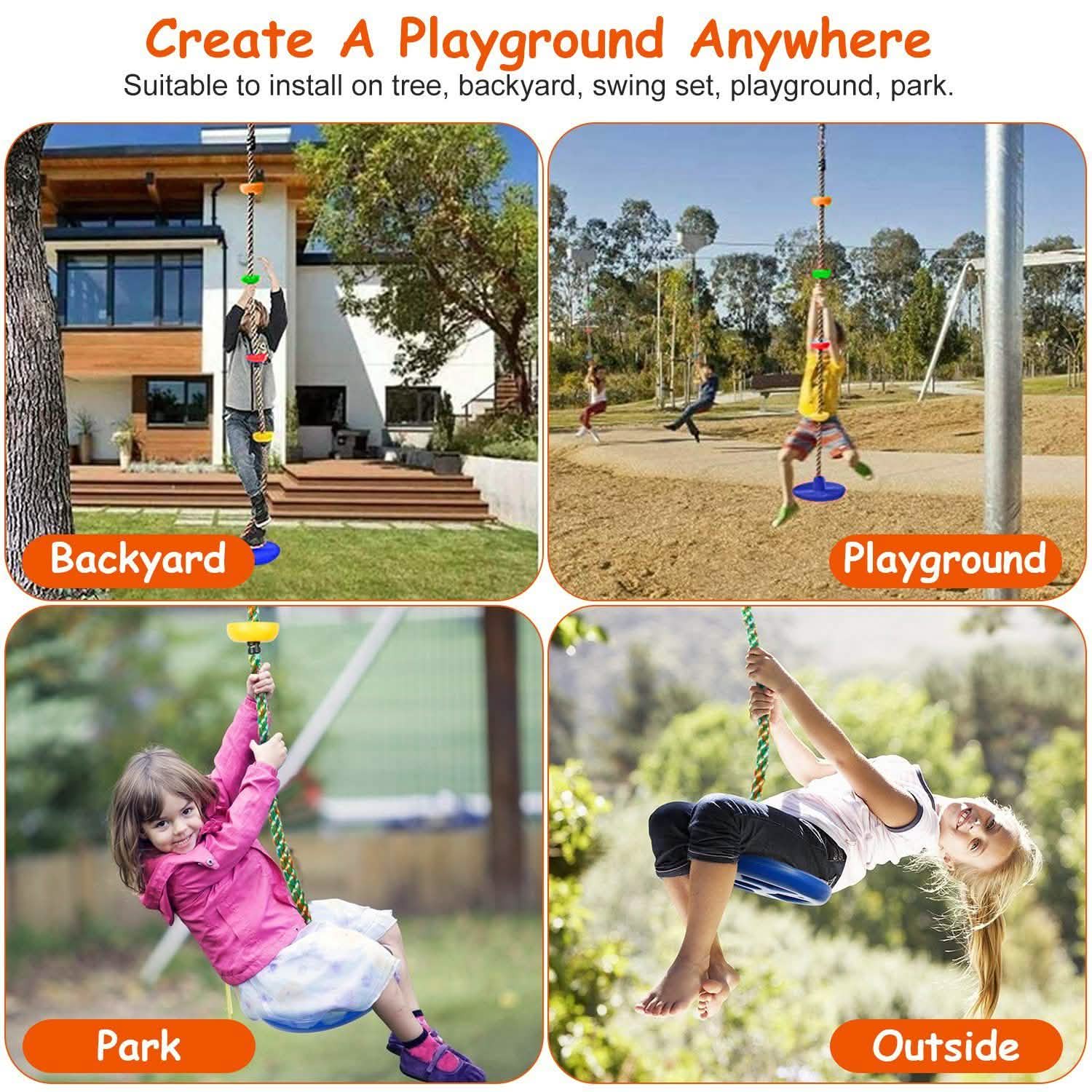 Climbing Rope Tree Swing Toy DailySale
