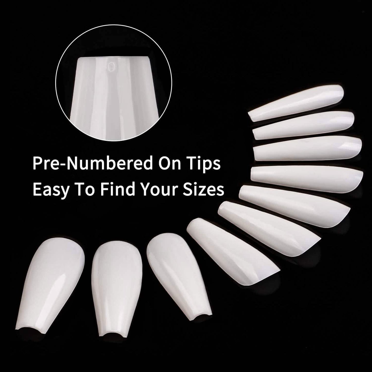 Coffin Long Fake Nails DailySale