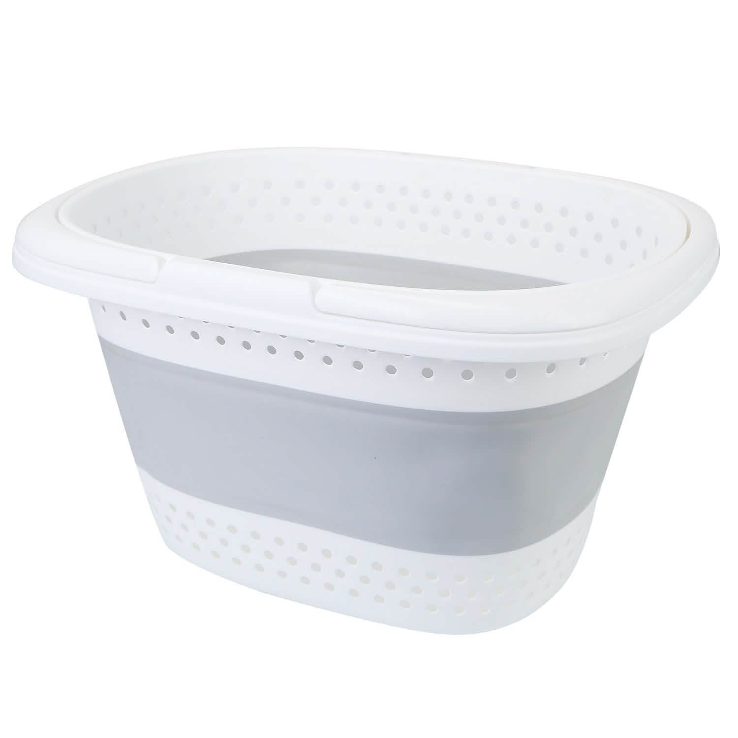 Collapsible Laundry Basket with Comfort Handle DailySale