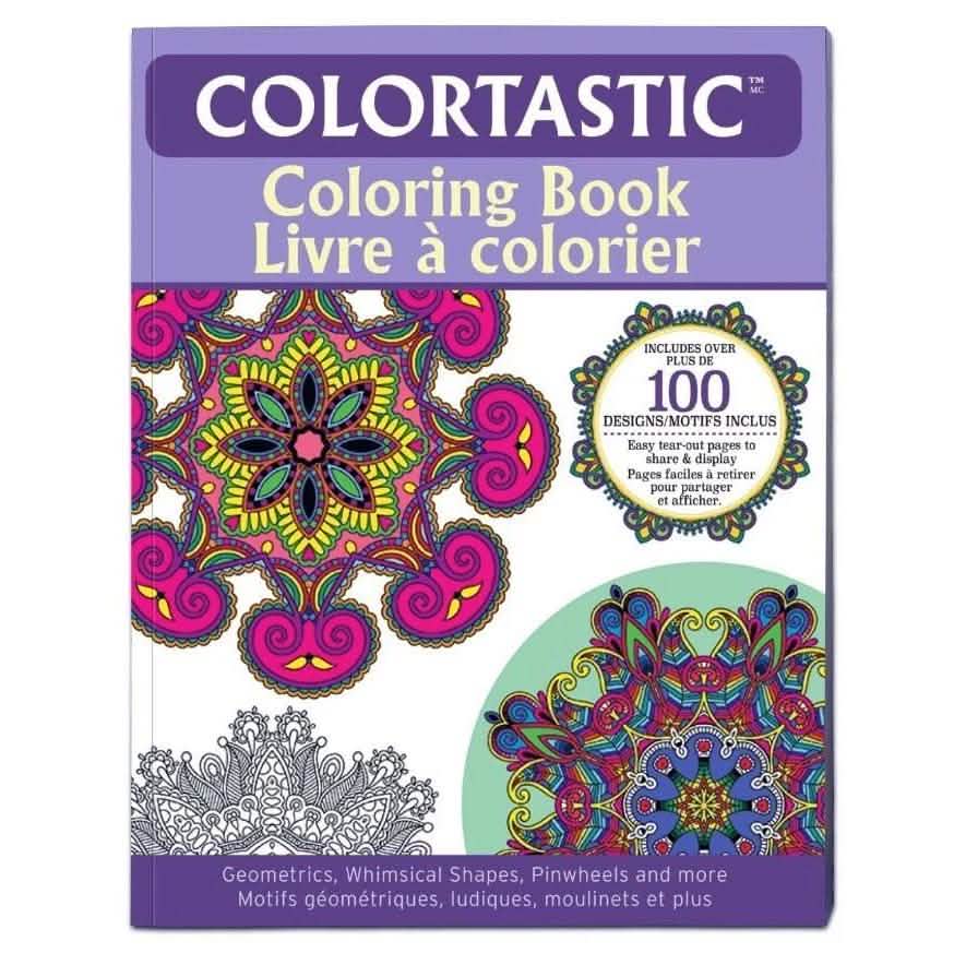 Colortastic Coloring Book for Grown Ups and Adults DailySale