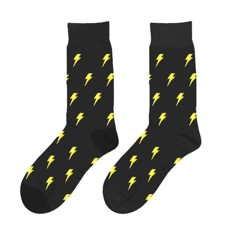 Combed Cotton Funky Casual Knee Socks - Assorted Styles DailySale