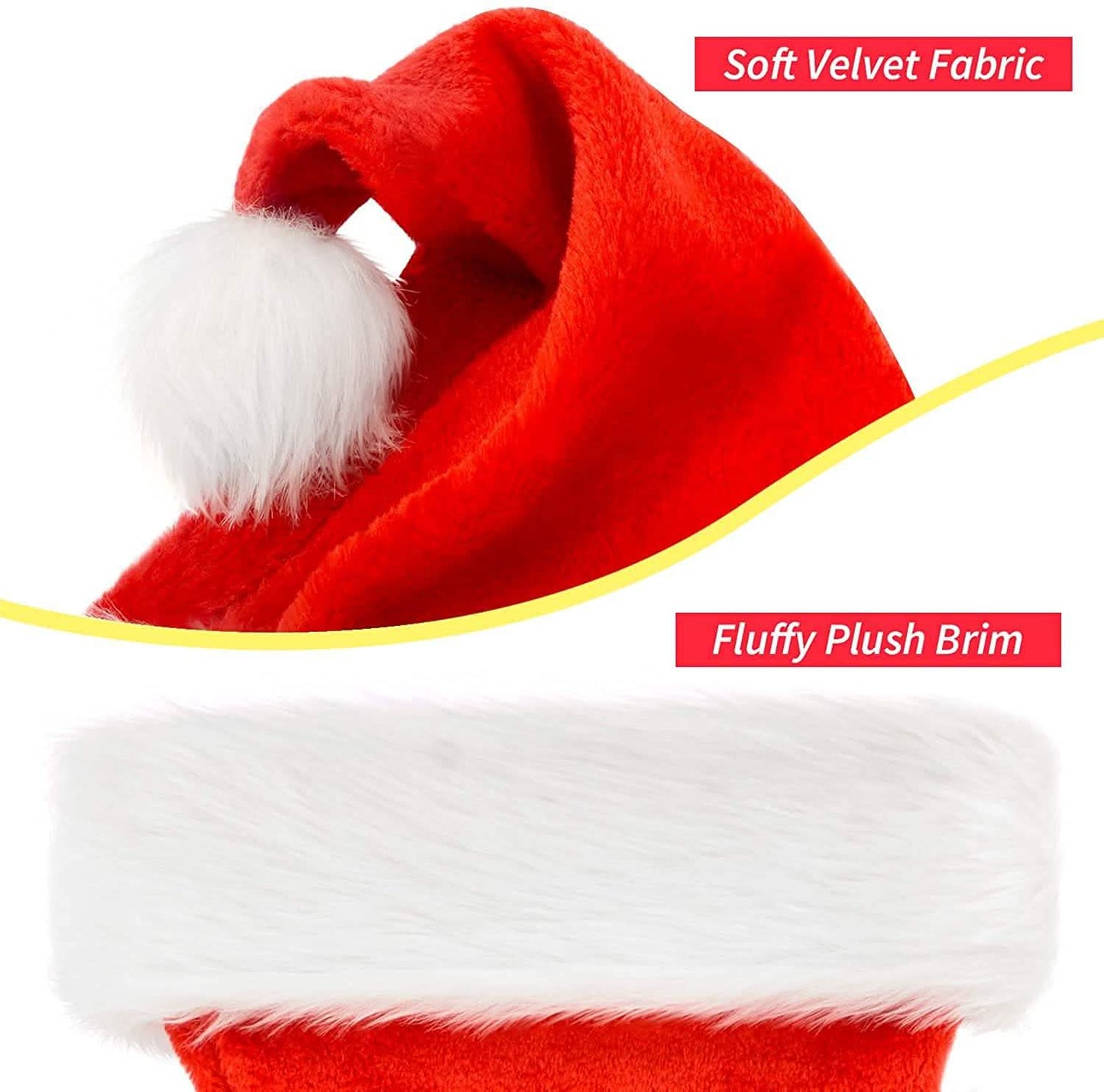 Comfort Christmas Hats Extra Thick Classic Fur DailySale
