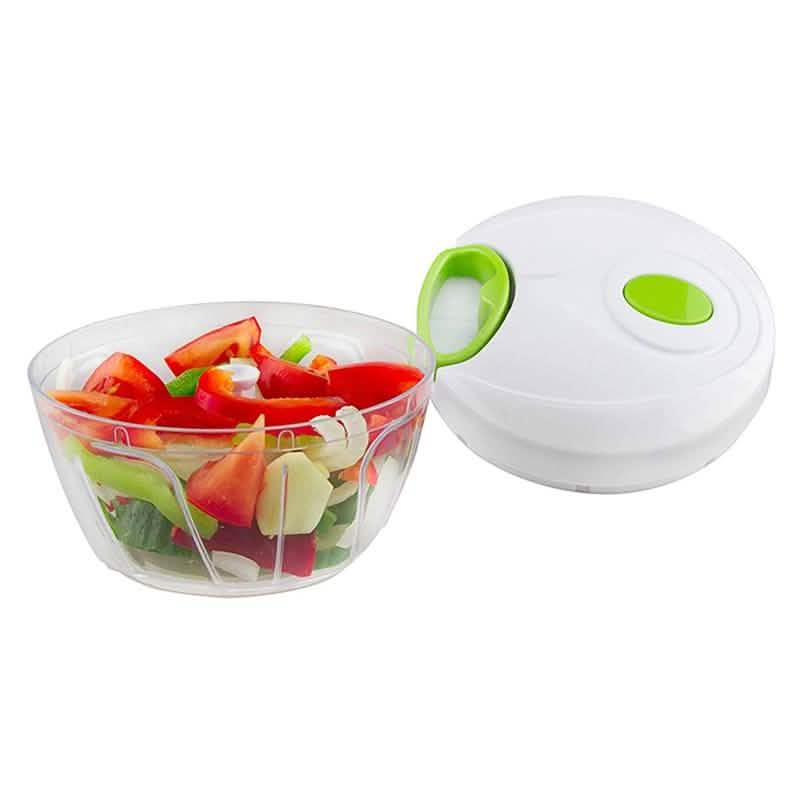 Compact & Powerful Hand Held Vegetable and Fruit Chopper and Slicer DailySale