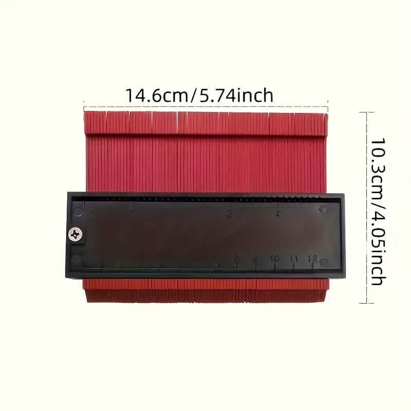 Contour Gauge Profile Tool Outline Measuring Plastic Ruler DailySale