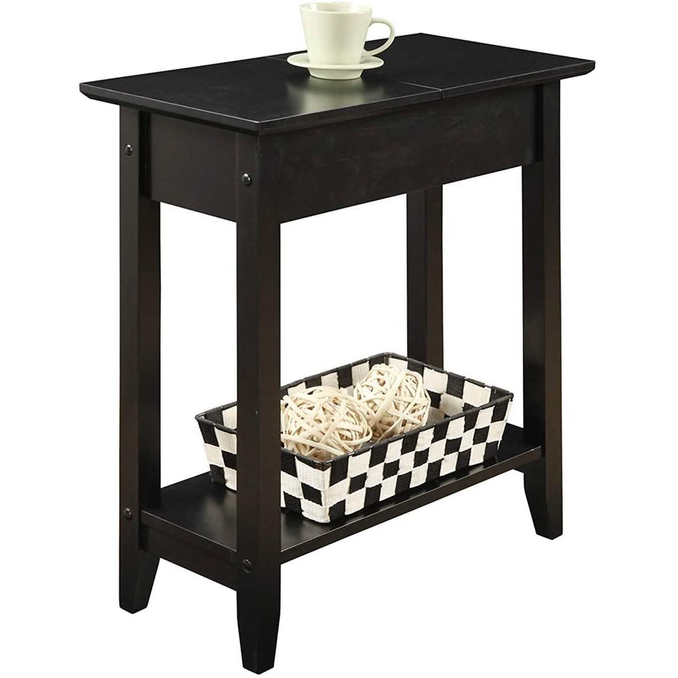 Convenience Concepts American Heritage Flip Top End Table DailySale