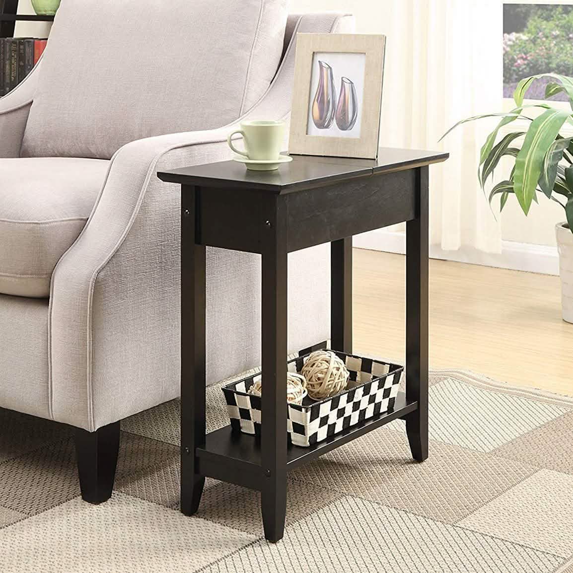 Convenience Concepts American Heritage Flip Top End Table DailySale