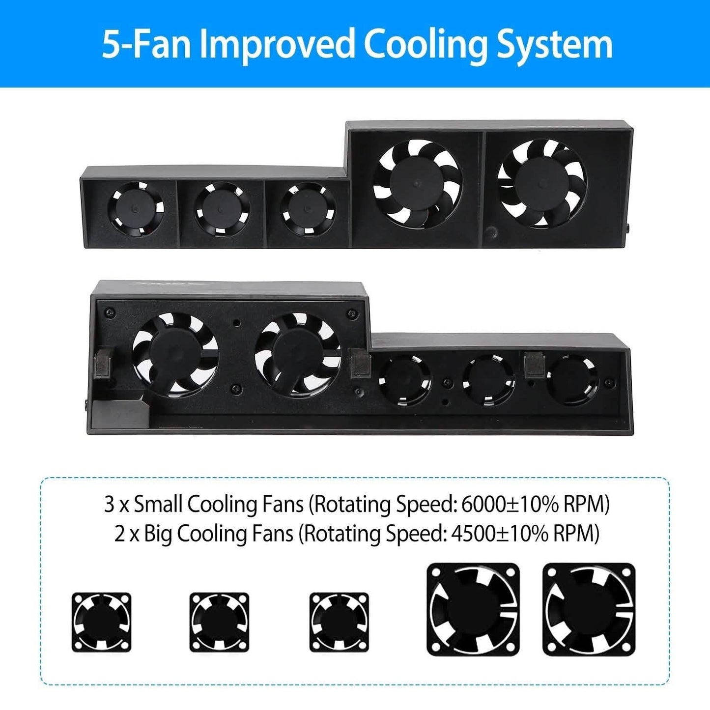 Cooling Fan Fit For PS4 Gaming Console DailySale