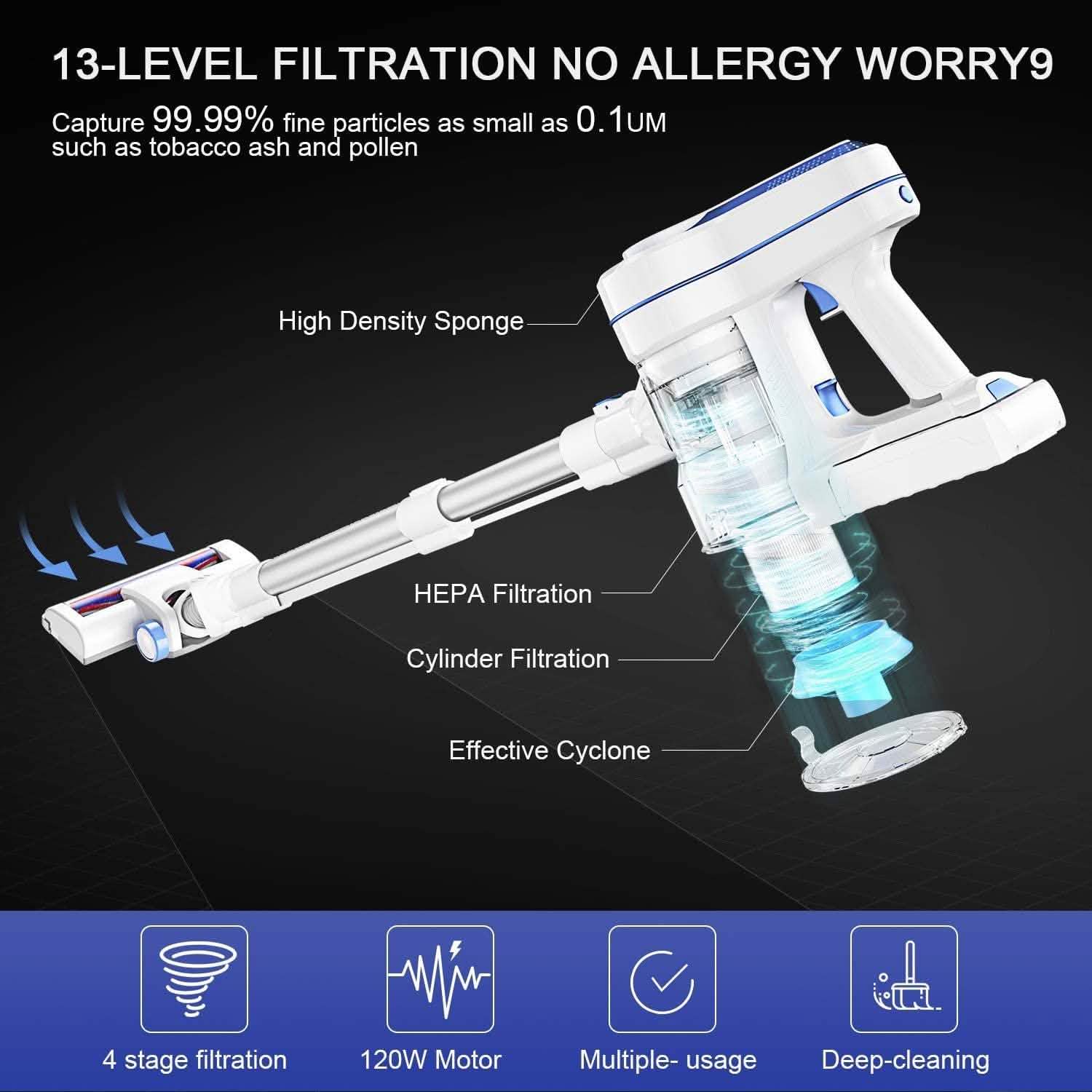 Coolmee Aposen Cordless Vacuum Cleaner DailySale