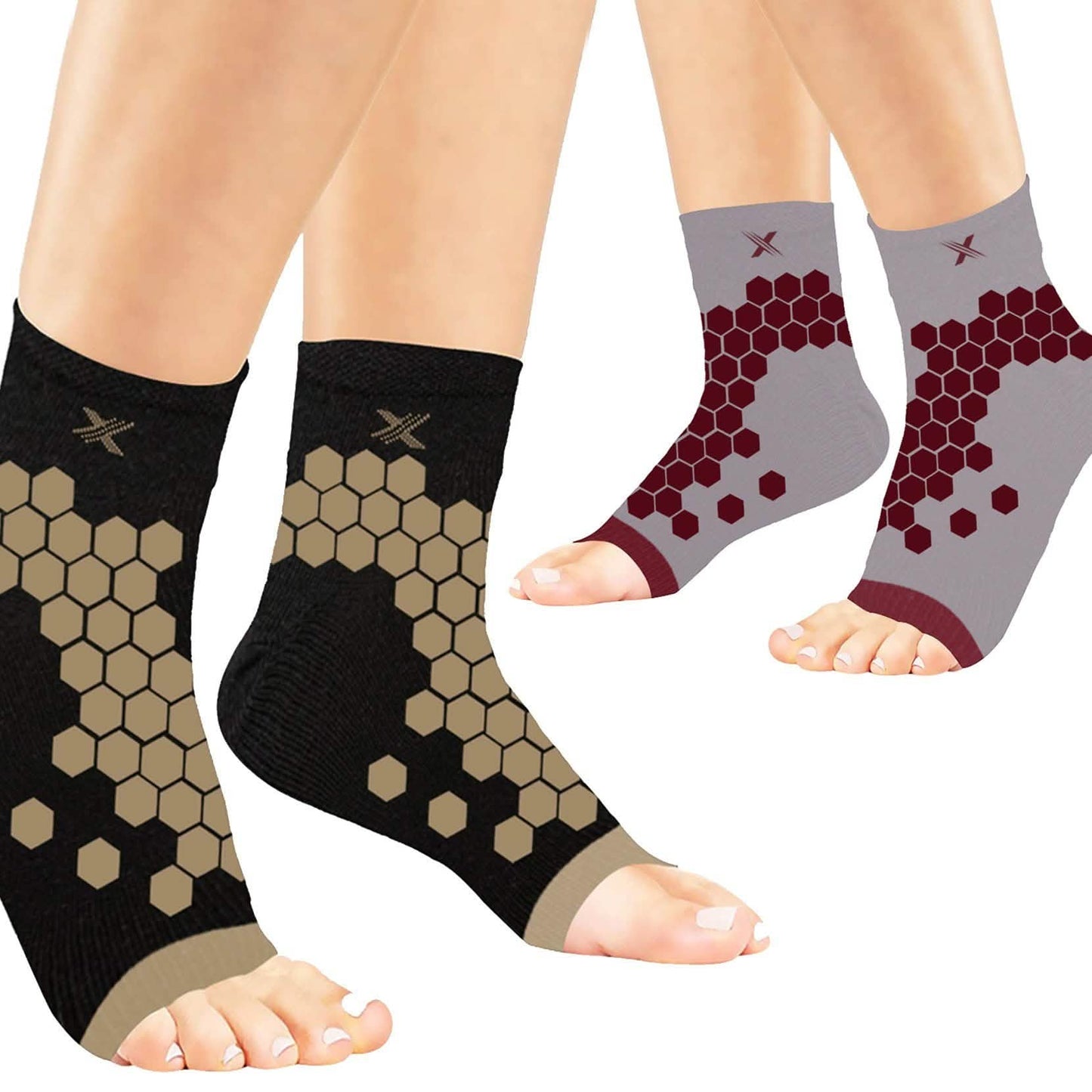 Copper-Infused Plantar Fasciitis Ankle Support Foot Sleeves DailySale