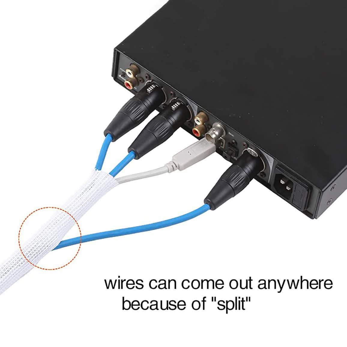 Cord Protector Wire Loom Tubing Cable Sleeve DailySale