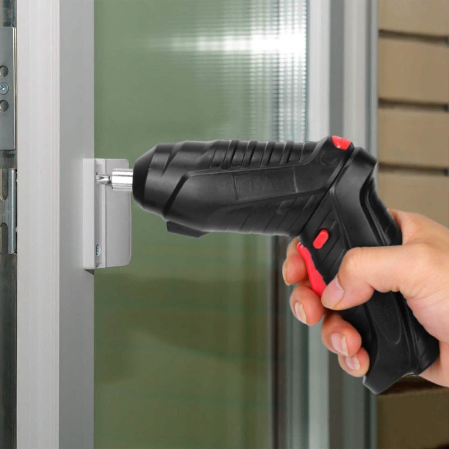 Cordless Electric Screwdriver Set with LED Work Light USB Rechargeable DailySale