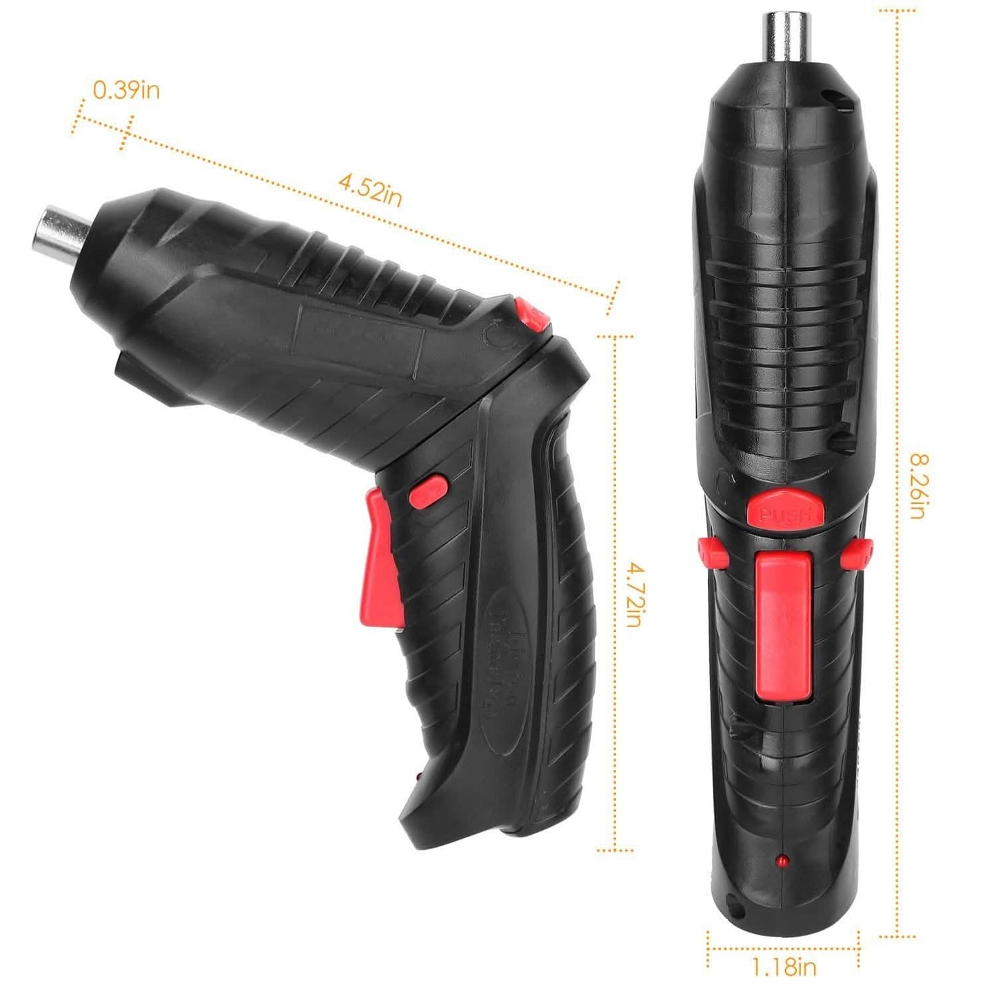 Cordless Electric Screwdriver Set with LED Work Light USB Rechargeable DailySale